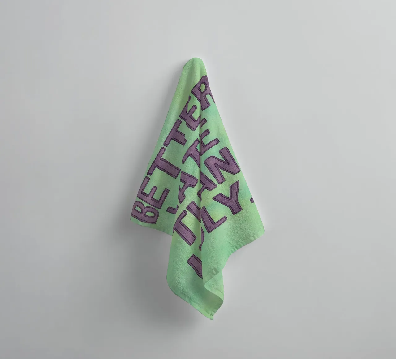 better late than ugly towel by onelove