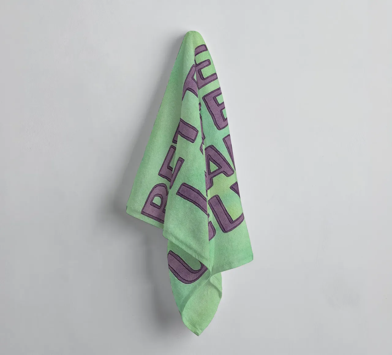 better late than ugly towel by onelove