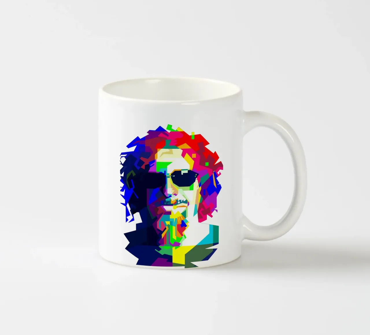 Sammy Hagar Red Rocker Illustrazione WPAP tazza in ceramica da Artkreator