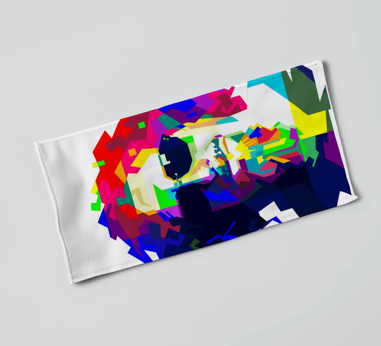Sammy Hagar Red Rocker WPAP Illustration serviette de bain de Artkreator