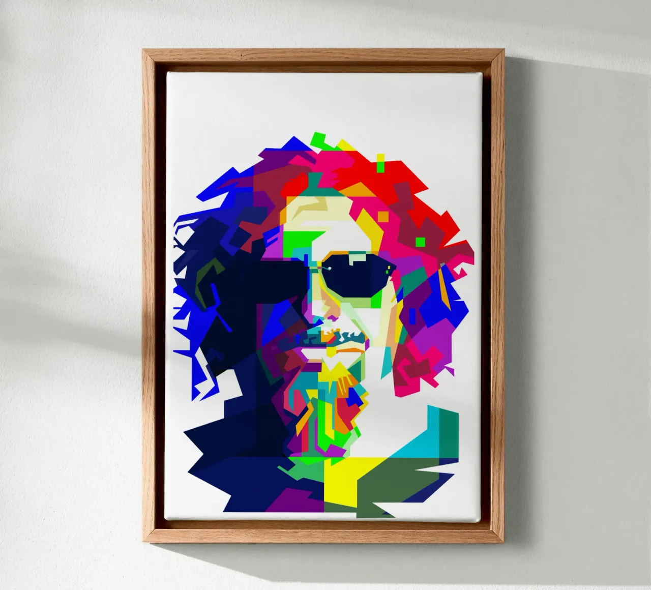 Sammy Hagar Red Rocker WPAP Illustratie canvas van Artkreator