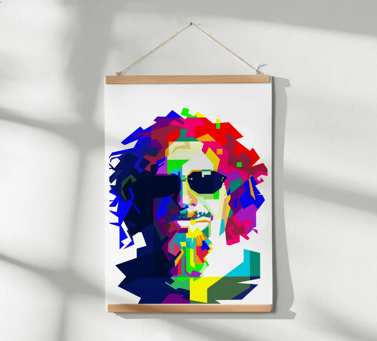 Sammy Hagar Red Rocker Illustrazione WPAP poster da Artkreator
