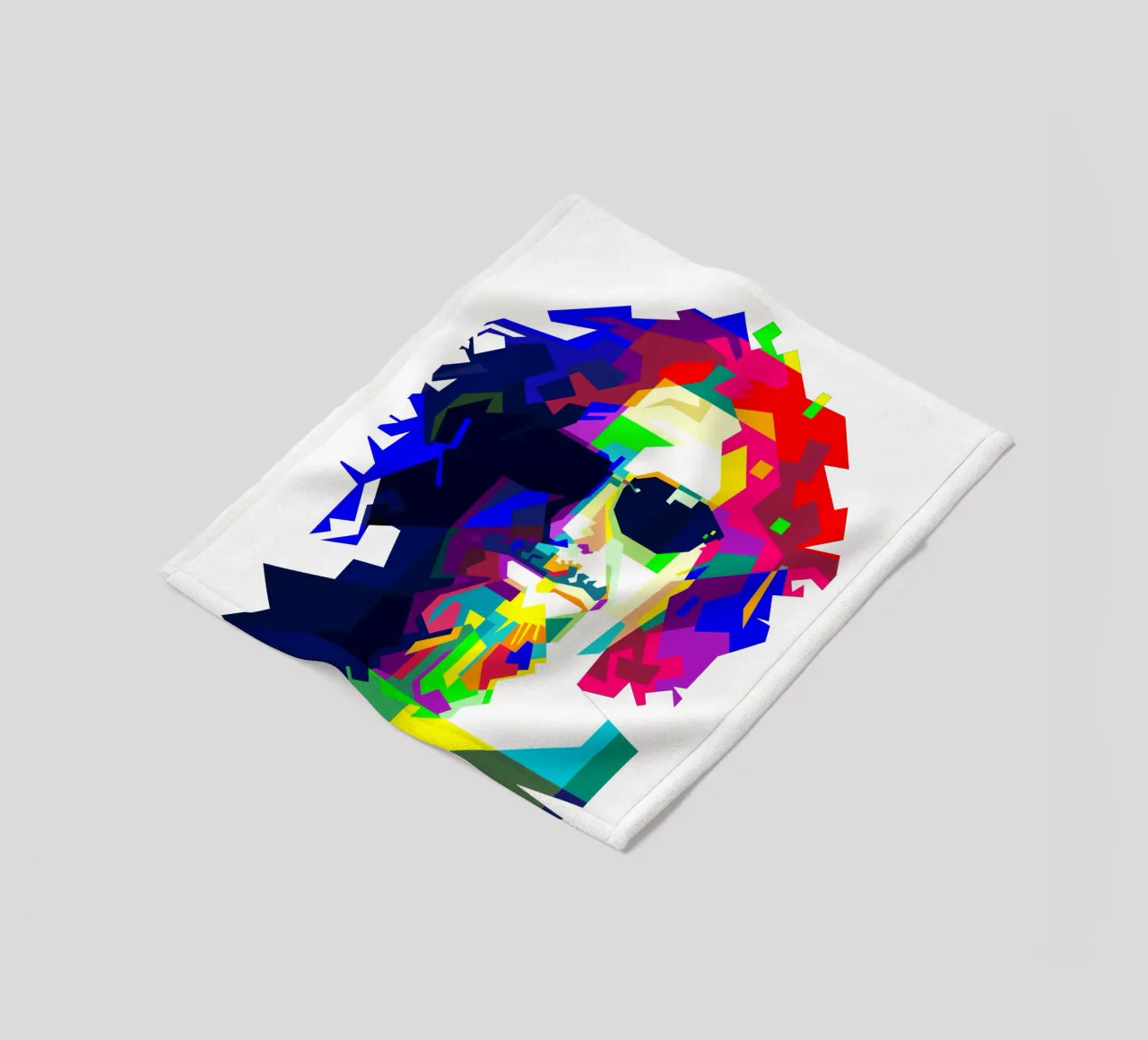 Sammy Hagar Red Rocker Illustrazione WPAP coperta in pile da Artkreator
