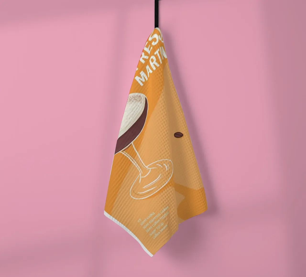 Espresso Martini Coffee Beans tea towel by noahmiss