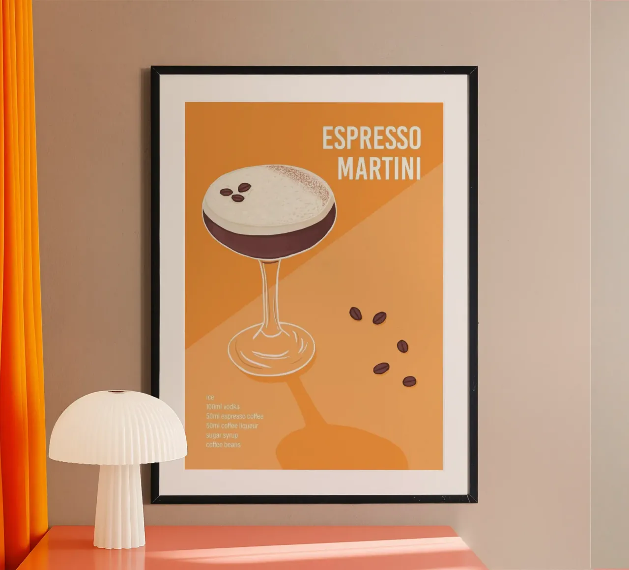 Espresso Martini Coffee Beans poster da noahmiss