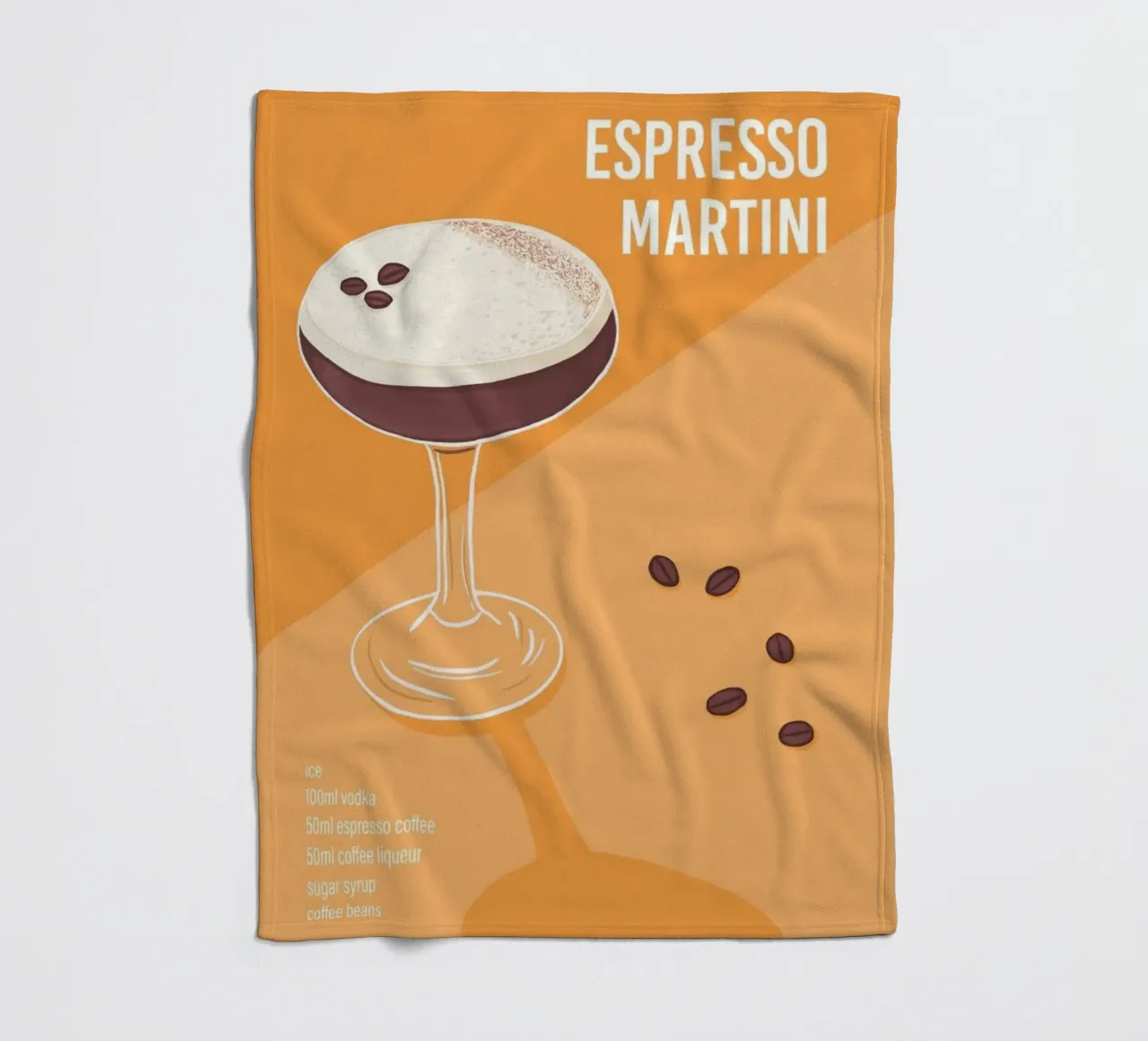 Espresso Martini Coffee Beans coperta in pile da noahmiss