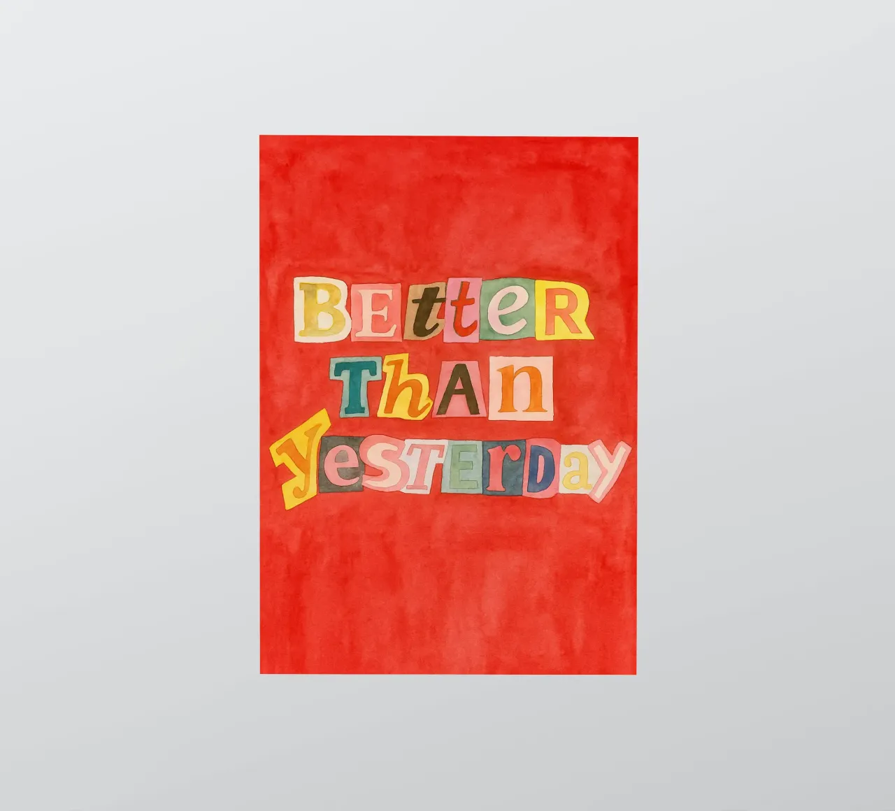 BETER DAN GISTEREN sticker van onelove