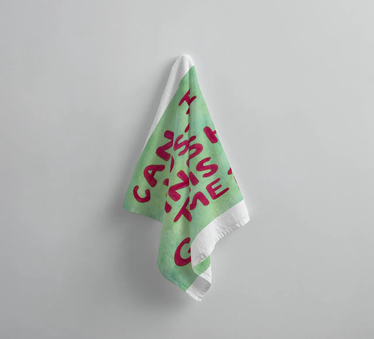 can i just finish this game towel by onelove