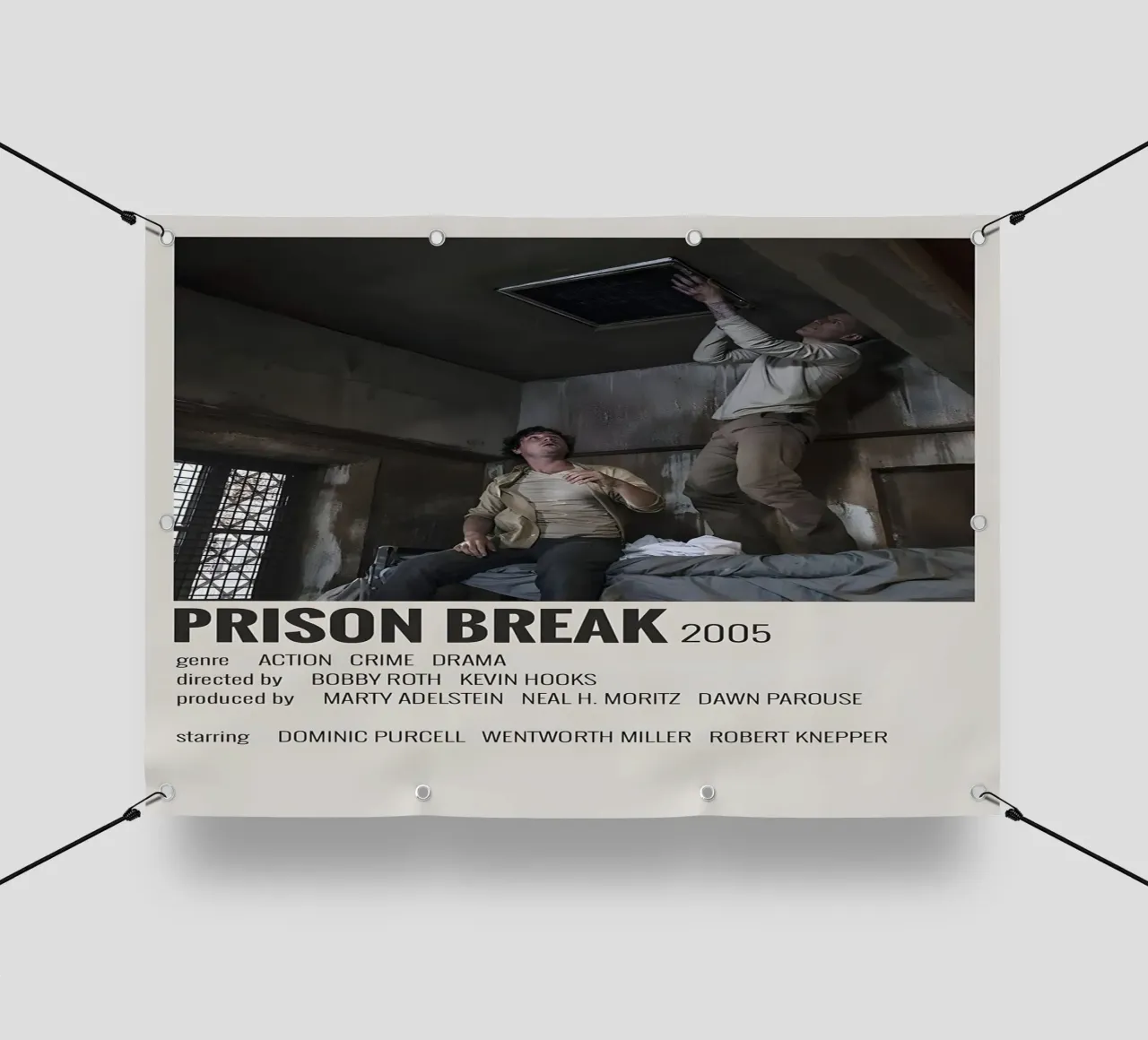 PRISON BREAK 2005 telo in pvc da MVFminimalist