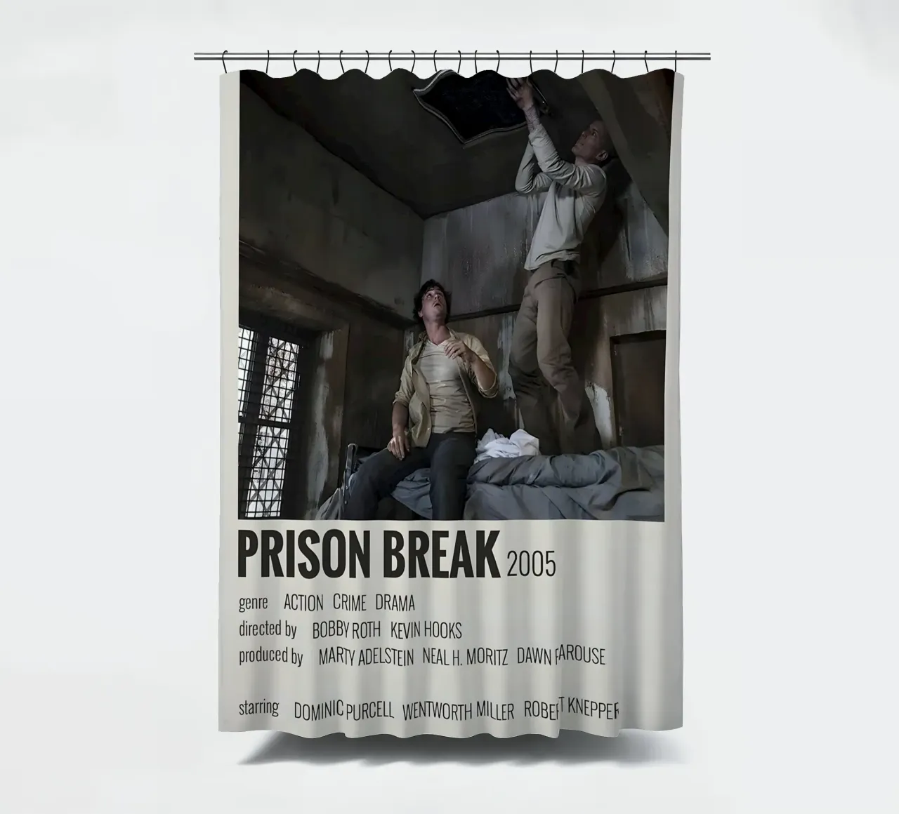 PRISON BREAK 2005 tenda da doccia da MVFminimalist