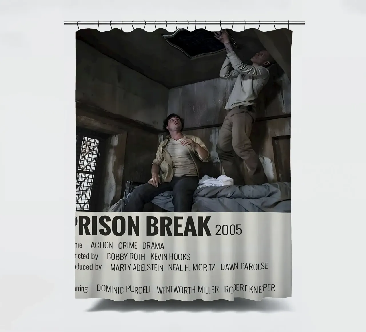 PRISON BREAK 2005 tenda da doccia da MVFminimalist