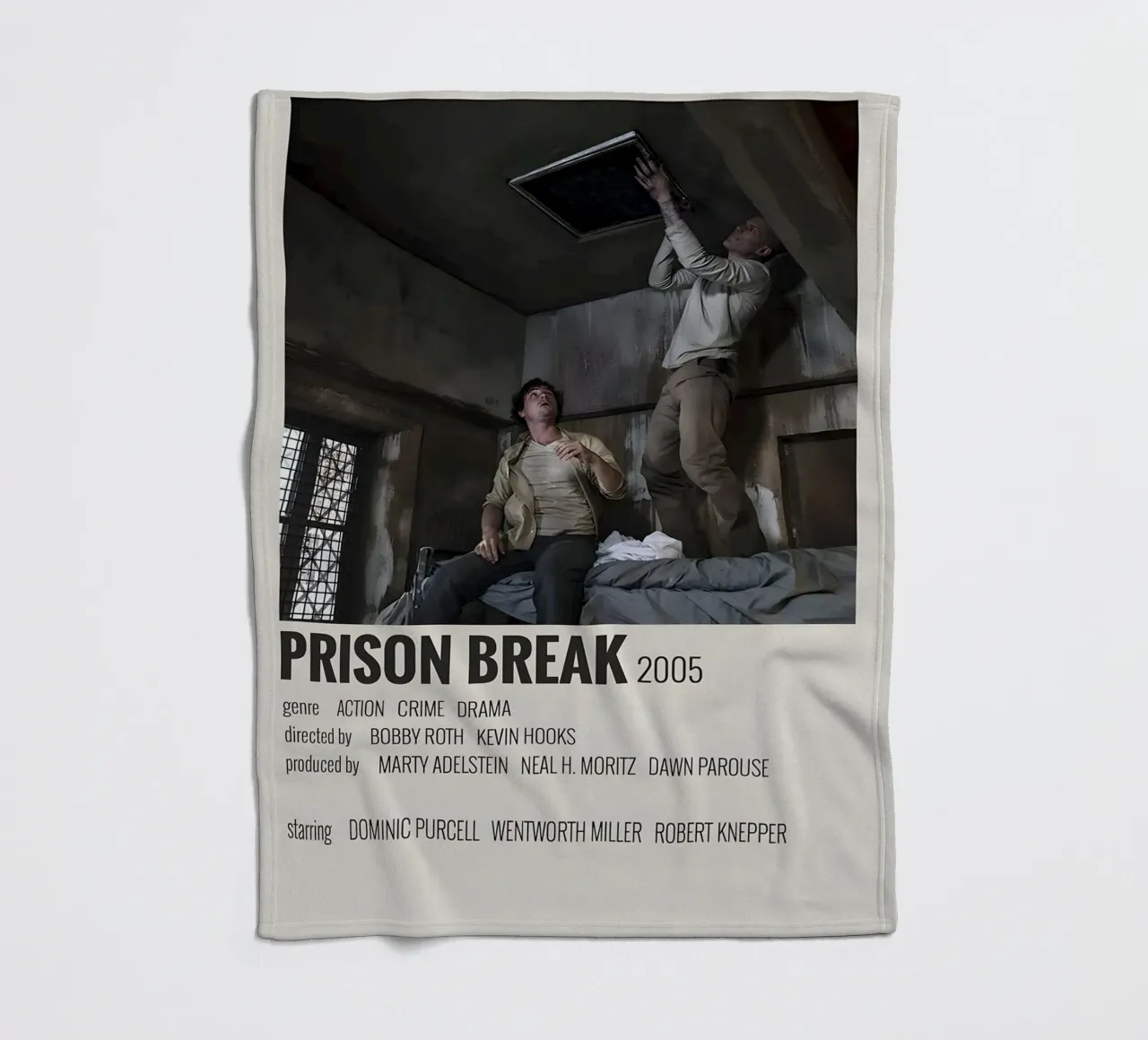 PRISON BREAK 2005 coperta in pile da MVFminimalist