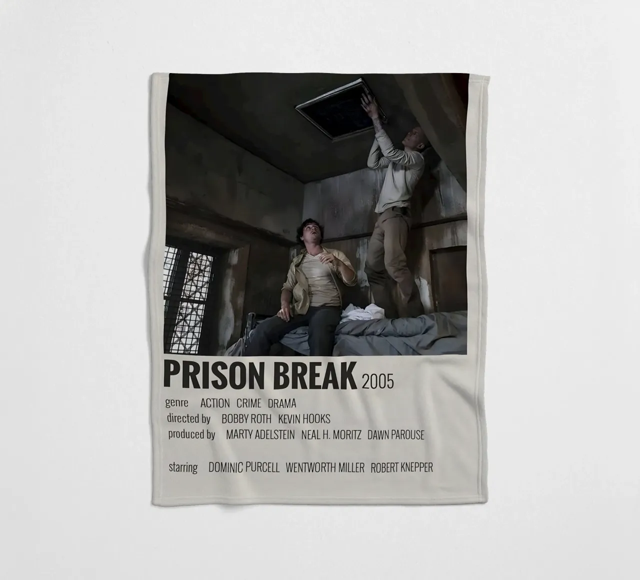 PRISON BREAK 2005 coperta in pile da MVFminimalist
