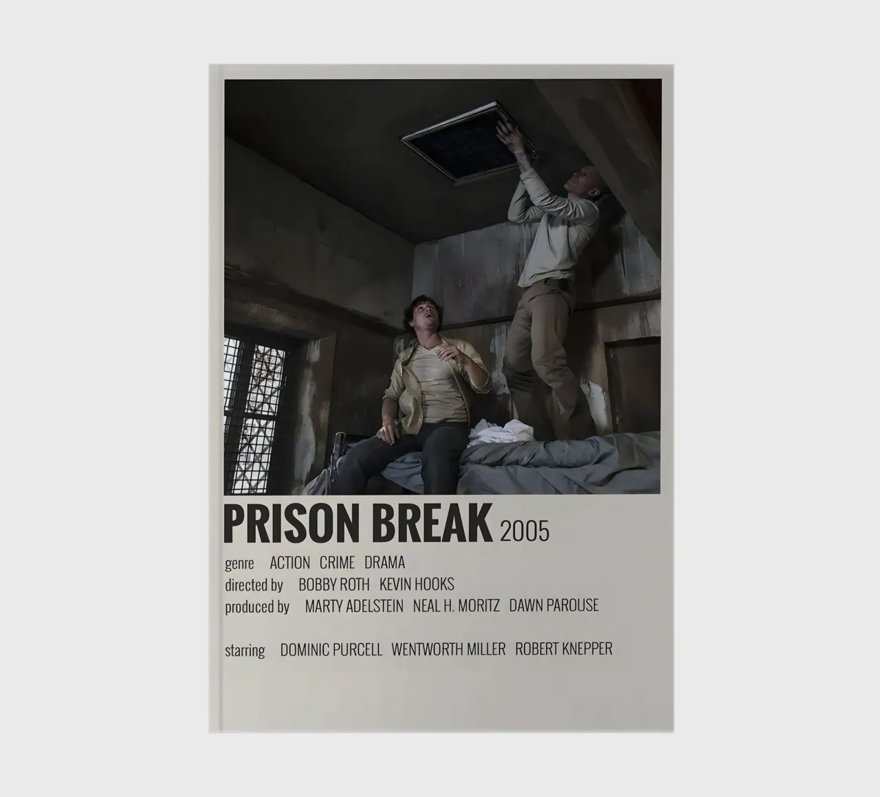 PRISON BREAK 2005 notebook by MVFminimalist