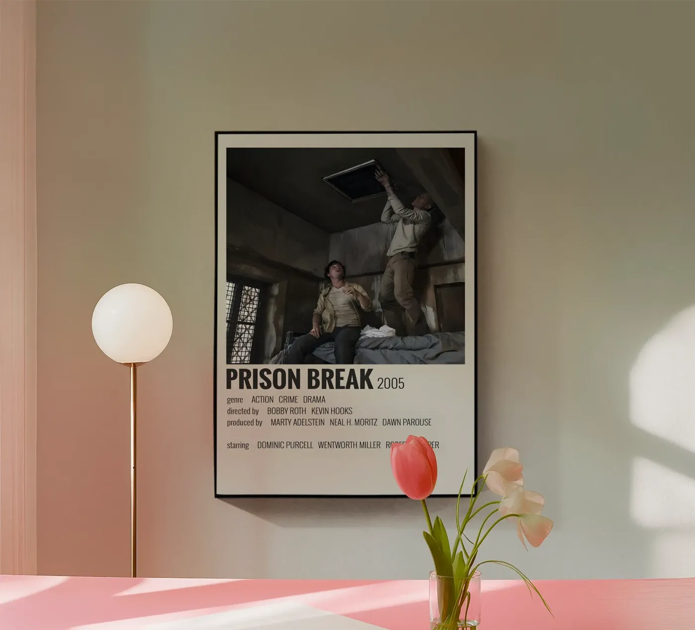 PRISON BREAK 2005 Acryl-Glas von MVFminimalist