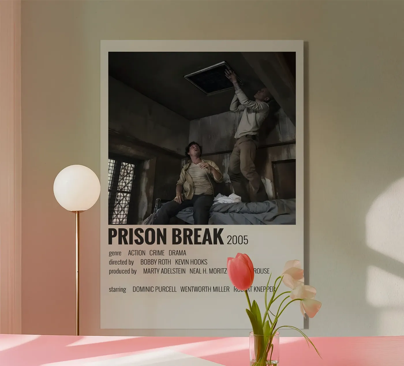 PRISON BREAK 2005 acrylic glass by MVFminimalist