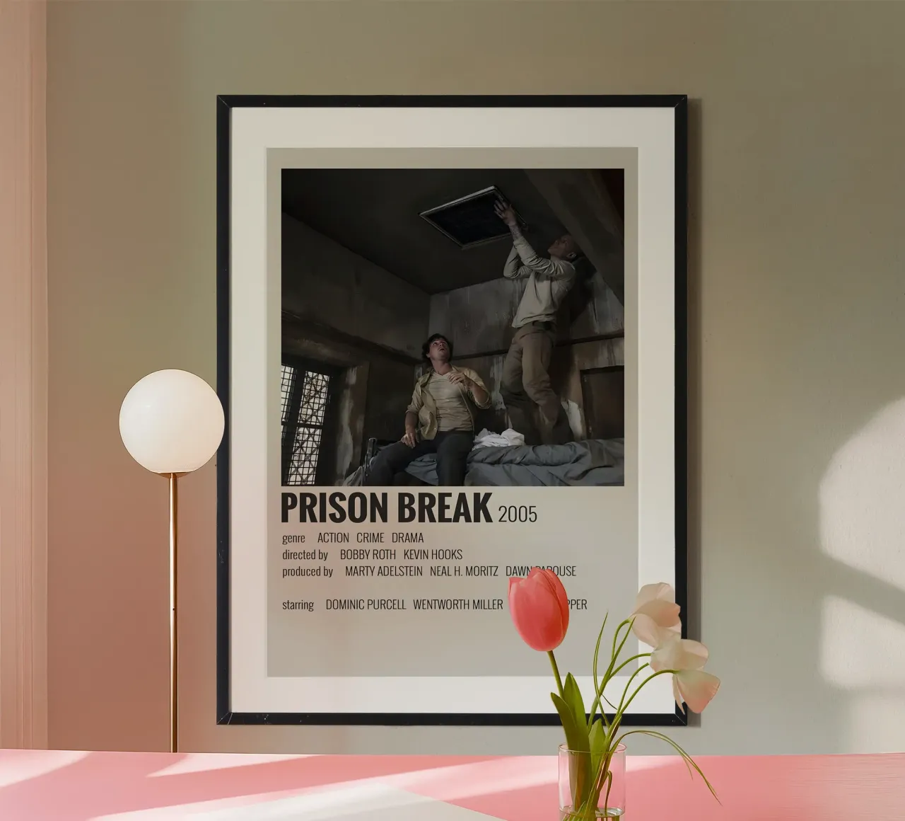 PRISON BREAK 2005 carta hahnemühle da MVFminimalist