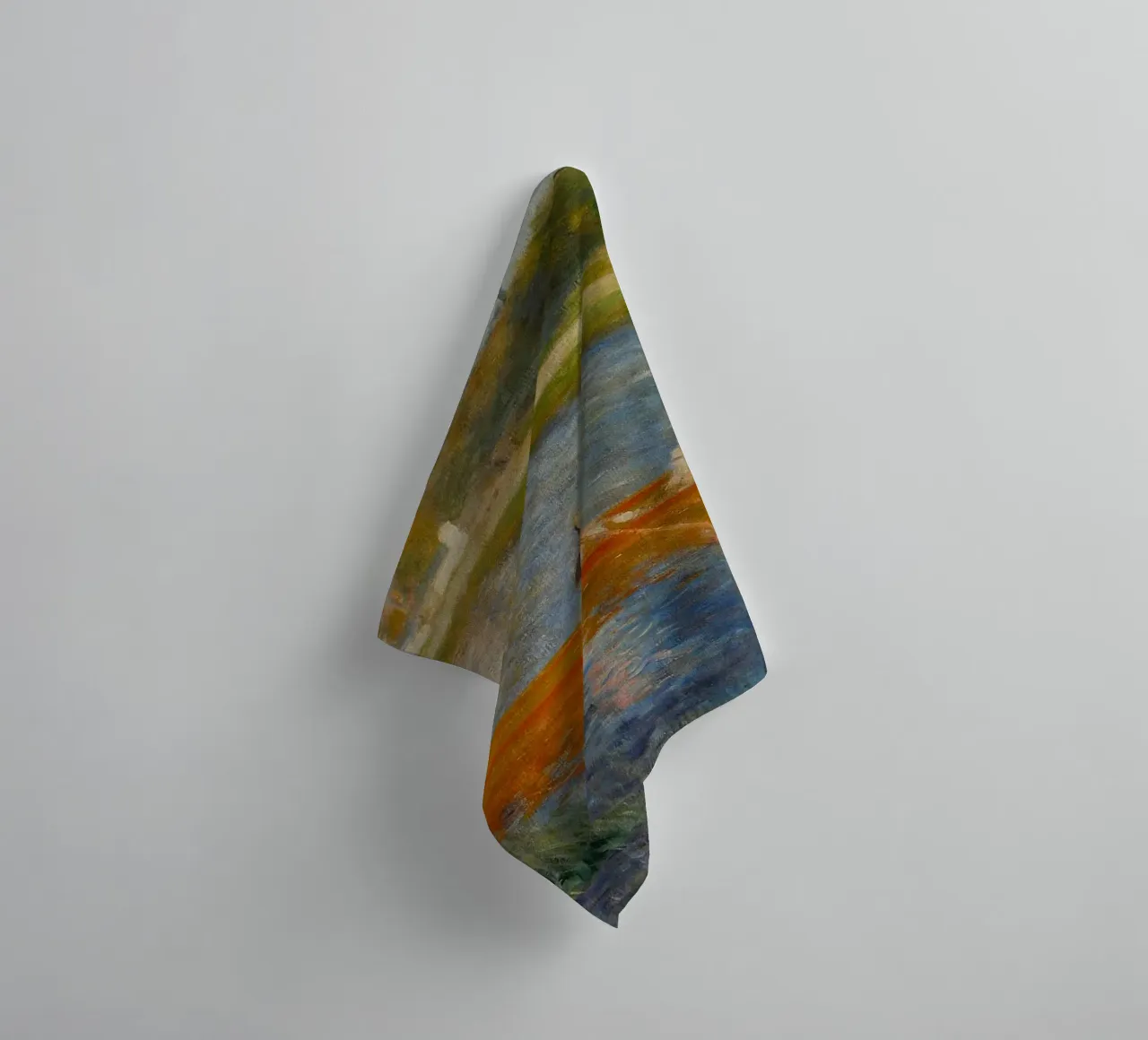 Boating On The Seine - Pierre Auguste Renoir towel by masonday
