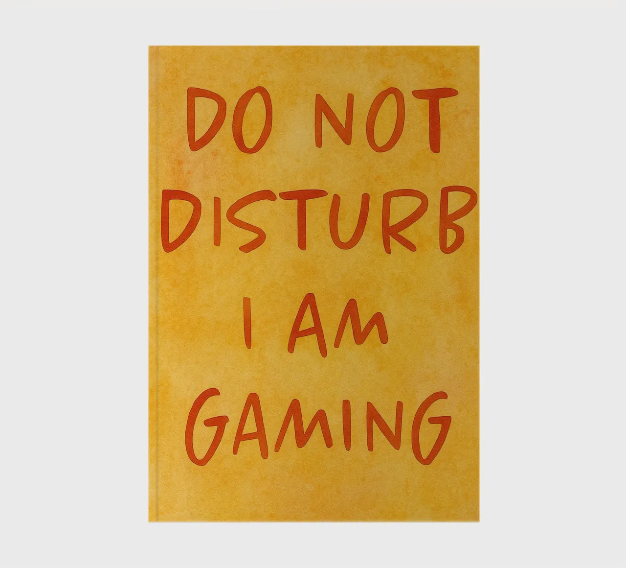 do not disturb i am gaming notebook by onelove