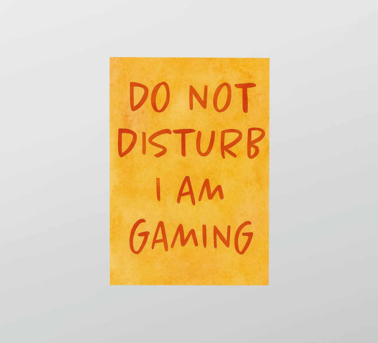 do not disturb i am gaming sticker by onelove