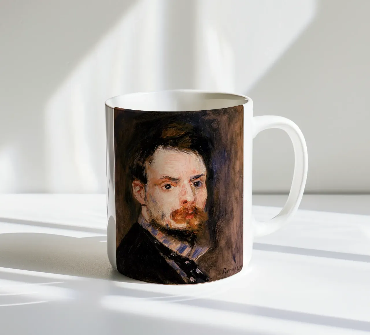 Pierre Auguste Renoir Autoritratto tazza in ceramica da masonday