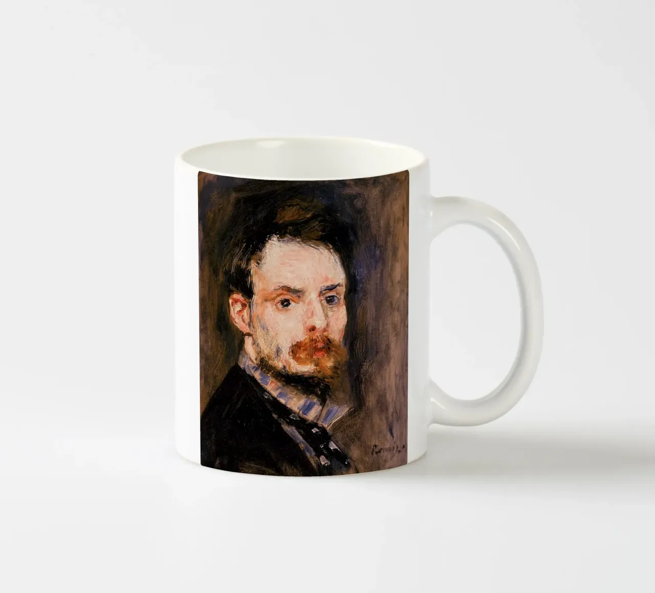 Pierre Auguste Renoir Autoritratto tazza in ceramica da masonday