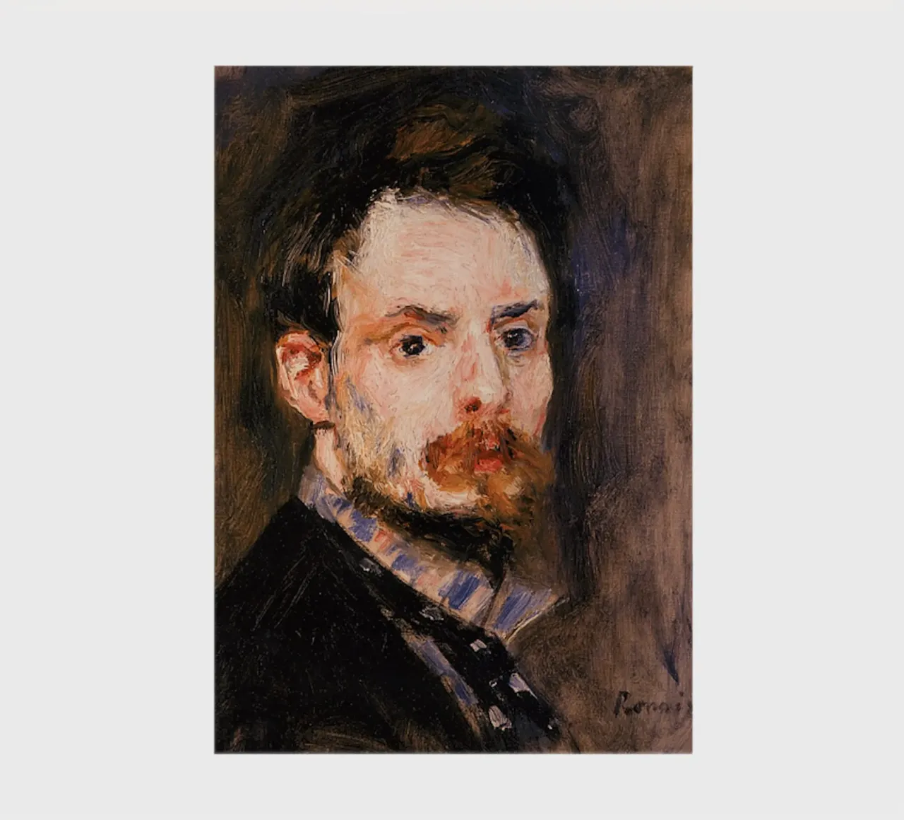 Pierre Auguste Renoir Self Portrait notebook by masonday