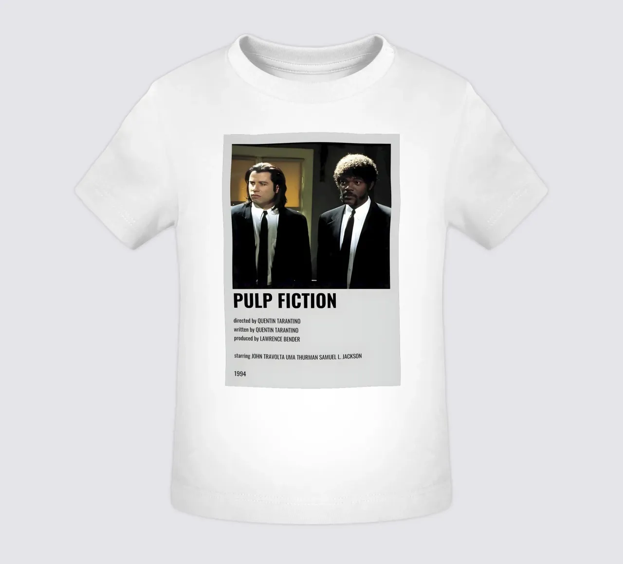 PULP FICTION baby t-shirt by MVFminimalist