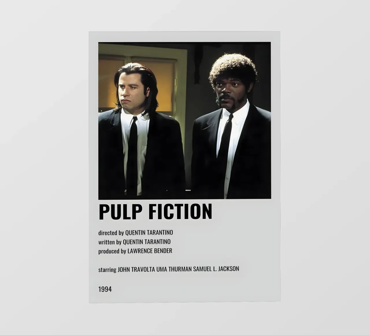 PULP FICTION telo in pvc da MVFminimalist