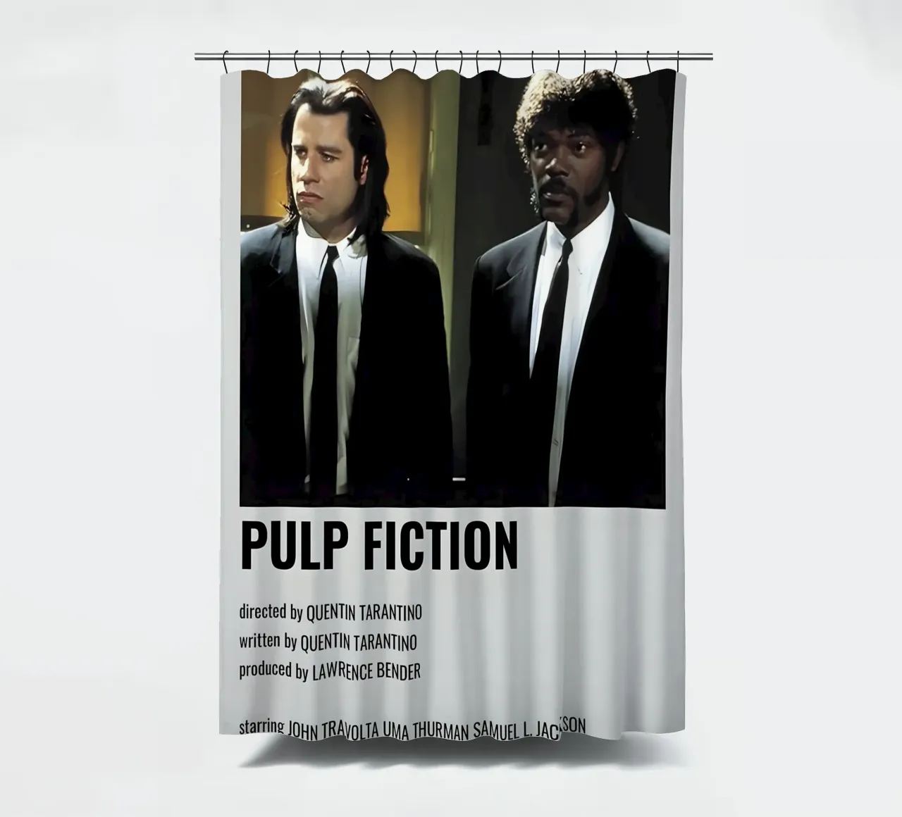 PULP FICTION cortina de baño de MVFminimalist