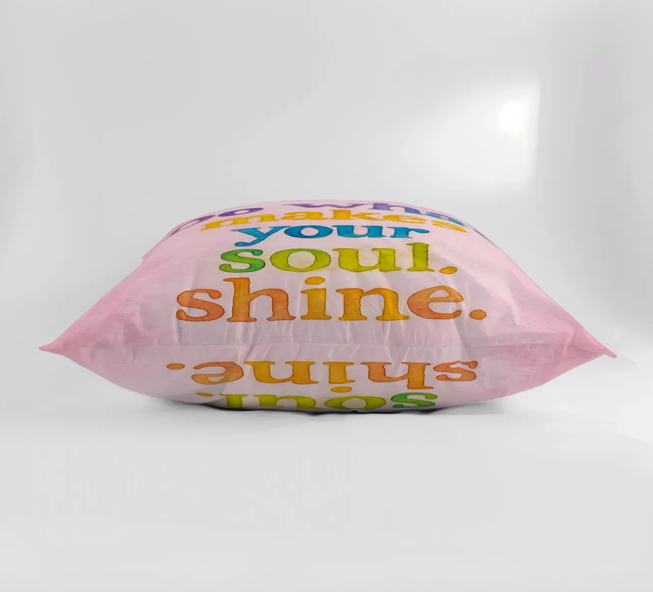 Do What Makes Your Soul Shine decorative cushion by onelove