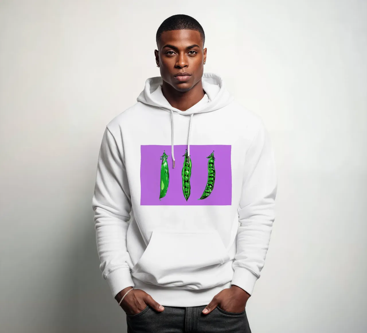 Peas In A Pod felpa con cappuccio da Alice Straker