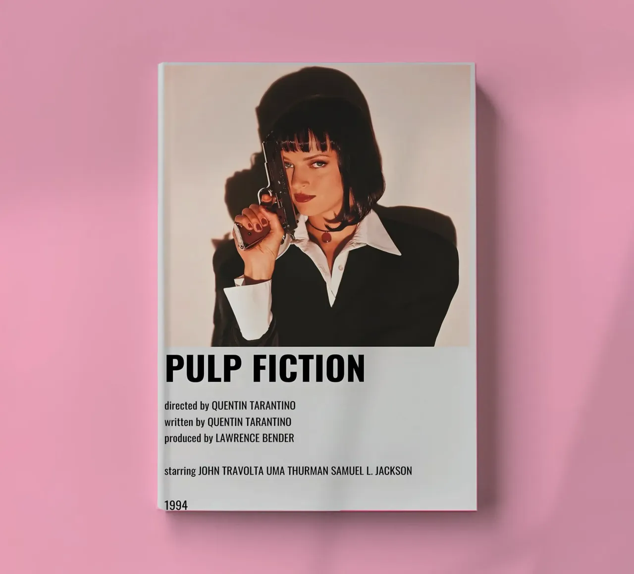 PULP FICTION notebook by MVFminimalist