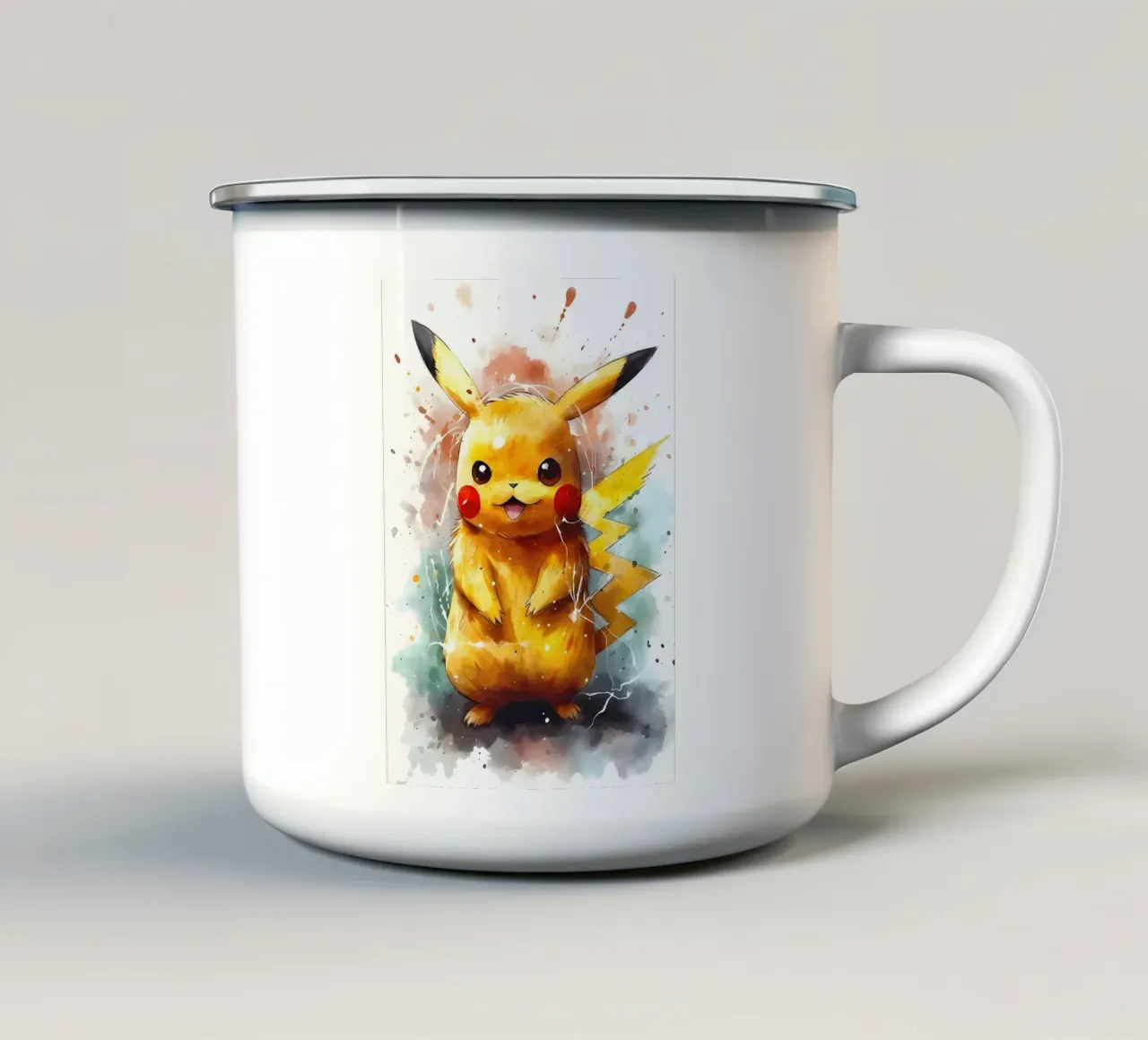 Pikachu tazza in smalto da bakery