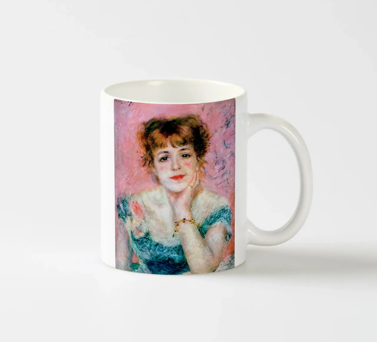 Pittura Renoir - Jeanne Samary tazza in ceramica da masonday