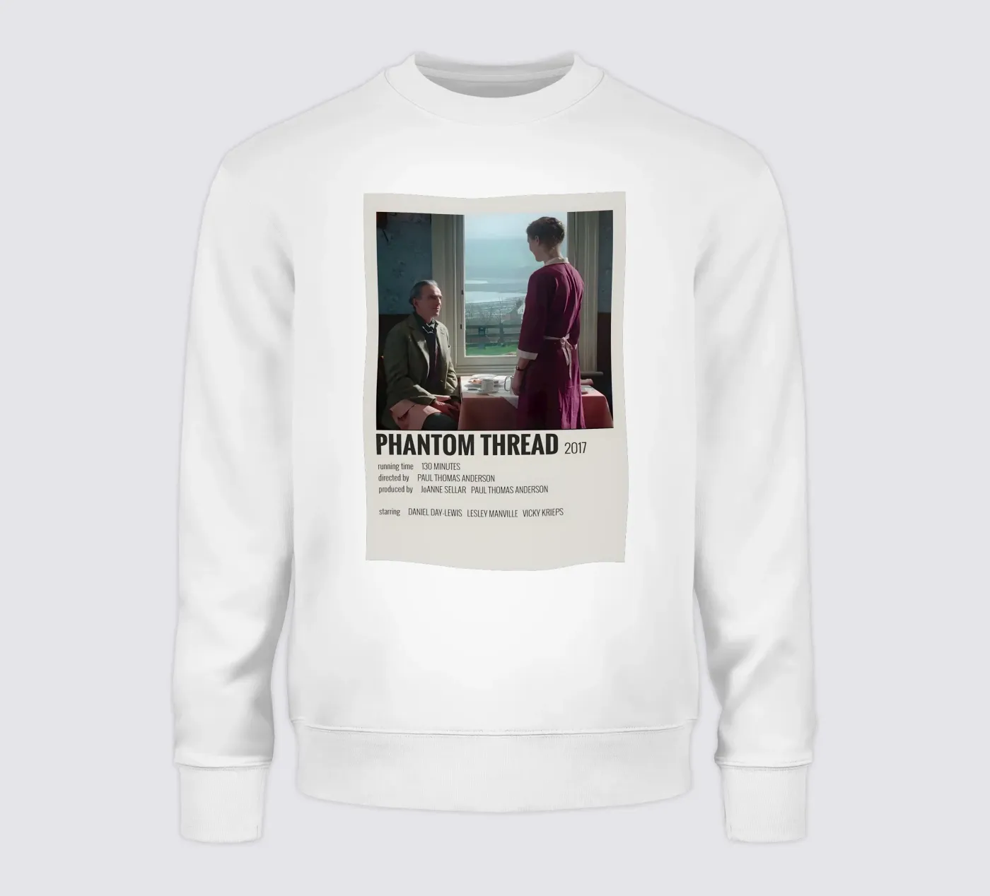 PHANTOM THREAD 2017 sweatshirt by MVFminimalist