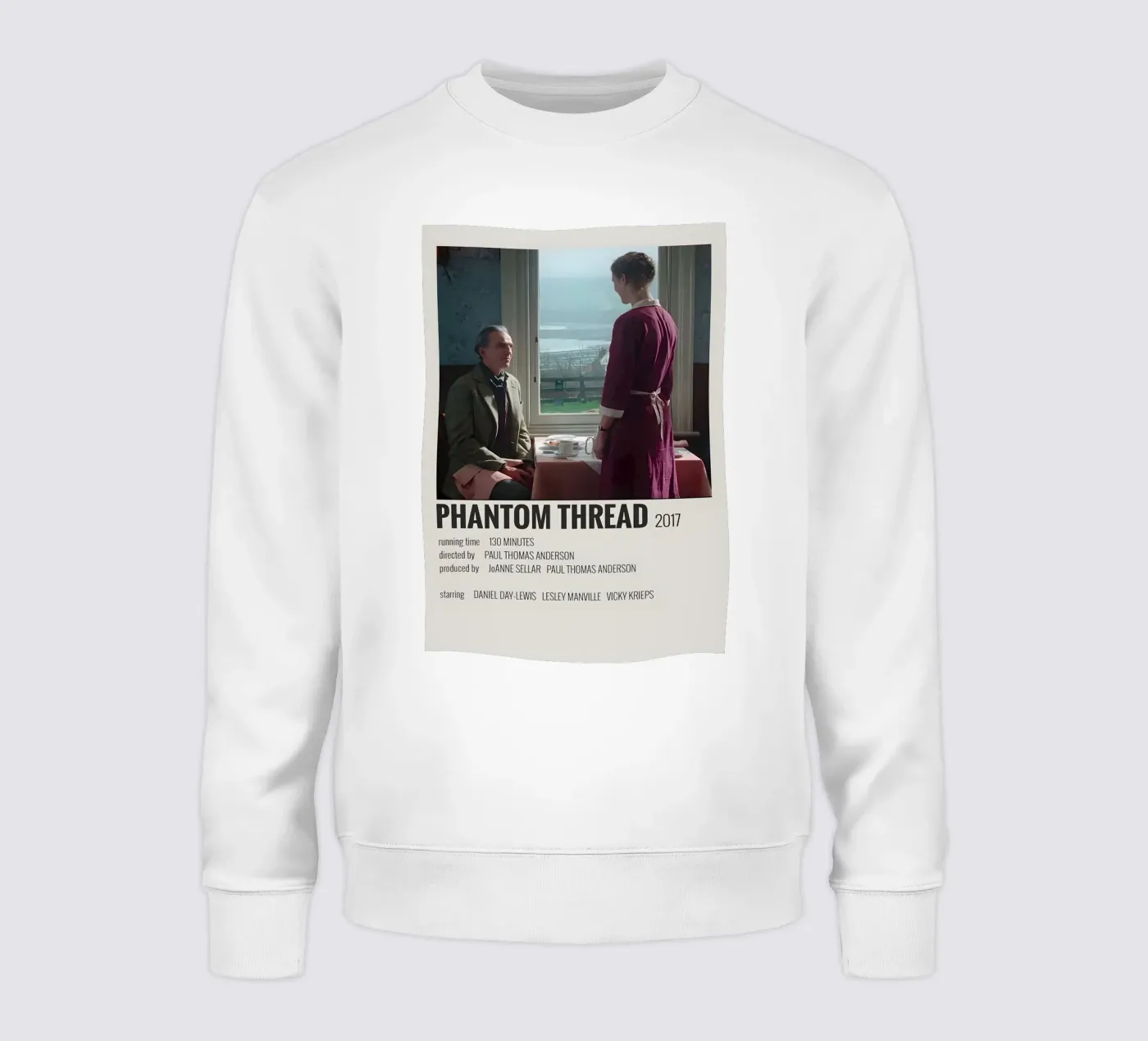 PHANTOM THREAD 2017 sweat de MVFminimalist