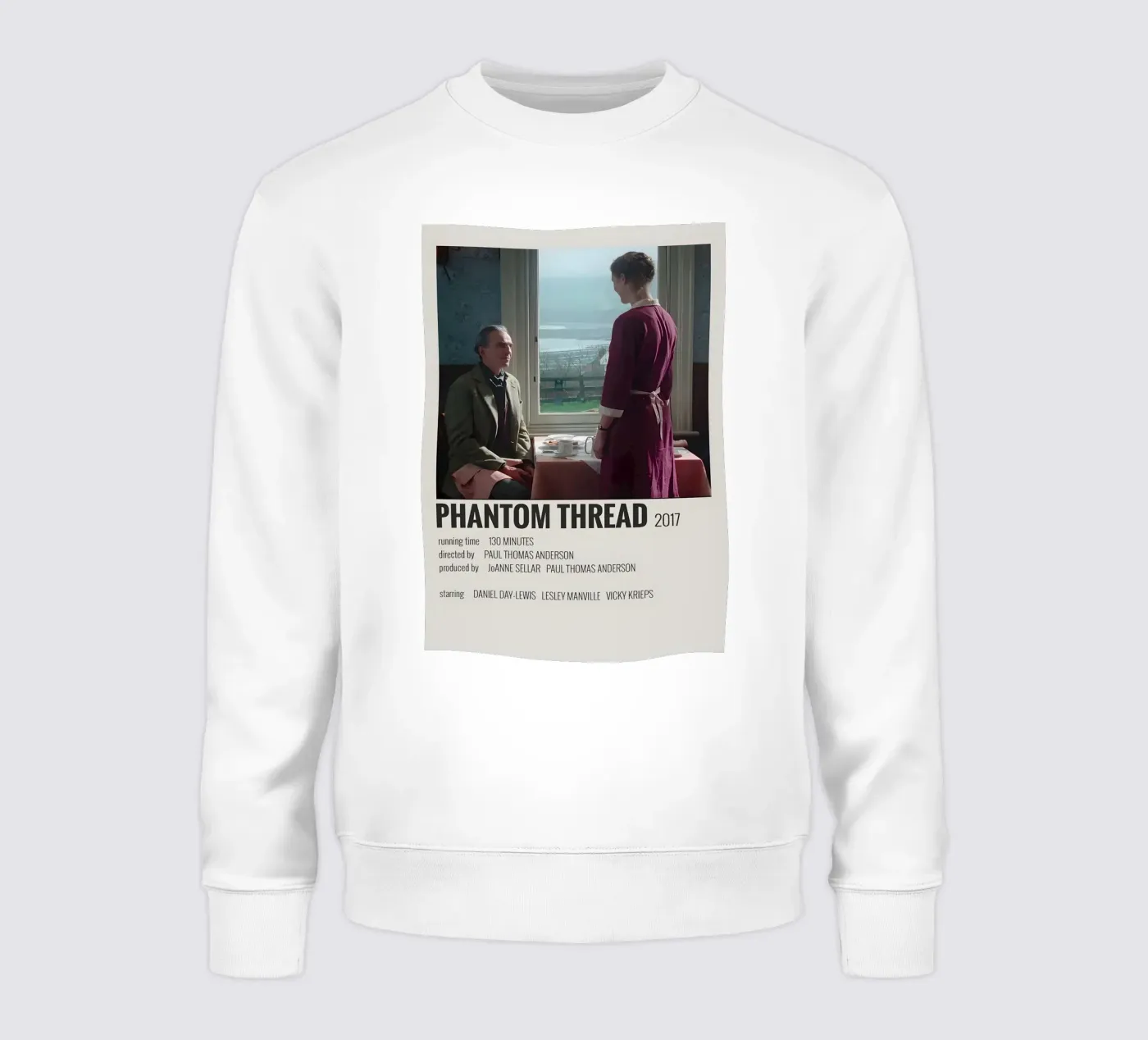 PHANTOM THREAD 2017 sweatshirt by MVFminimalist