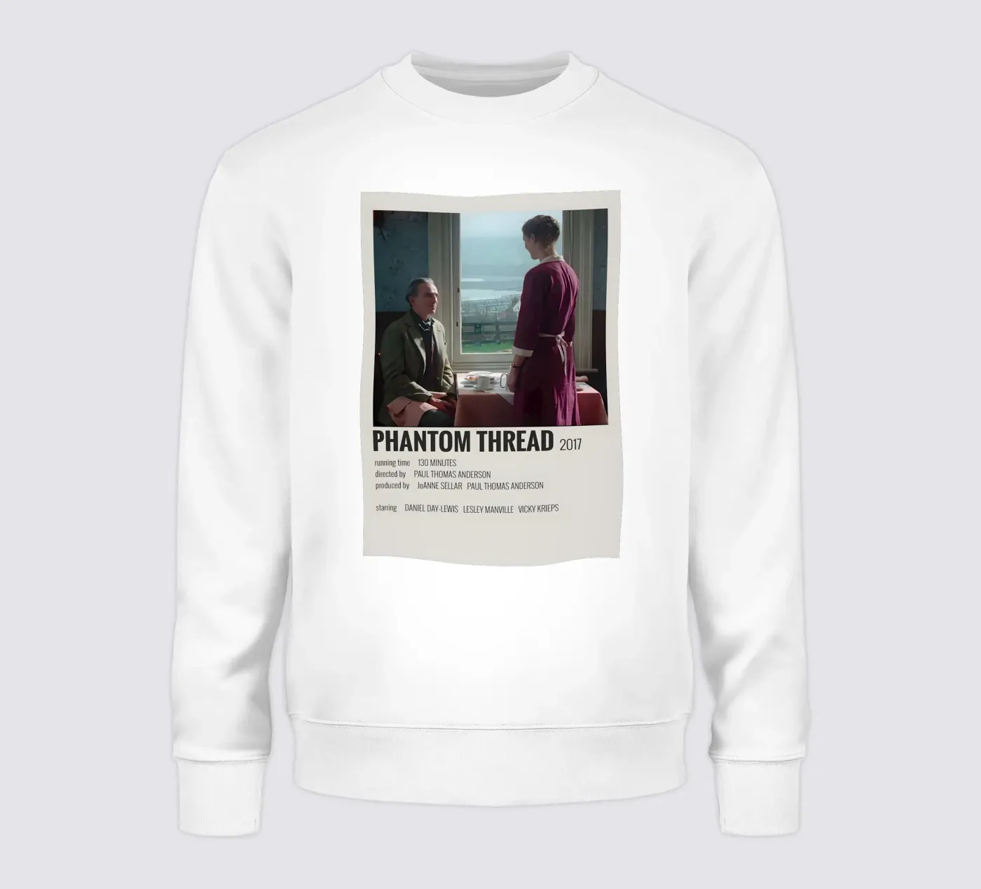 PHANTOM THREAD 2017 sweat de MVFminimalist