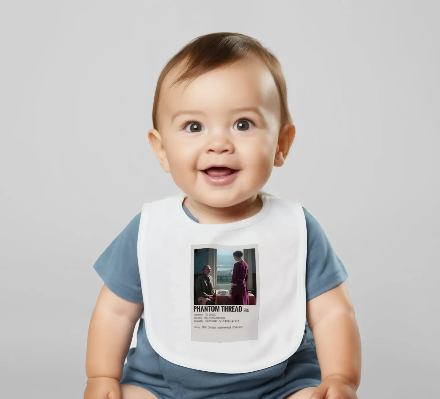 PHANTOM THREAD 2017 Babylätzchen von MVFminimalist