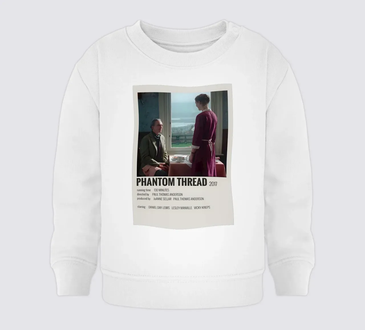 PHANTOM THREAD 2017 felpa neonato da MVFminimalist