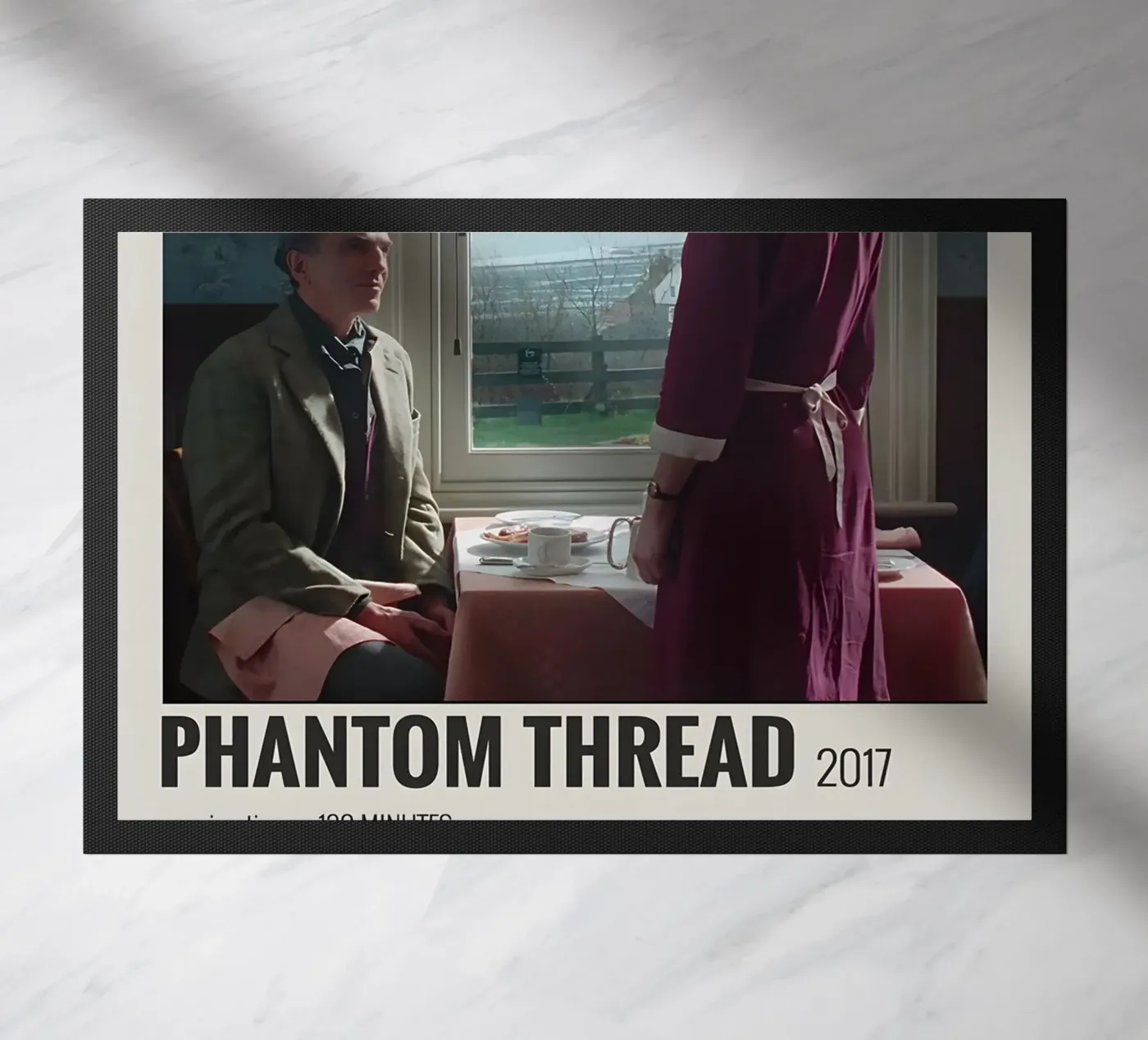 PHANTOM THREAD 2017 deurmat van MVFminimalist