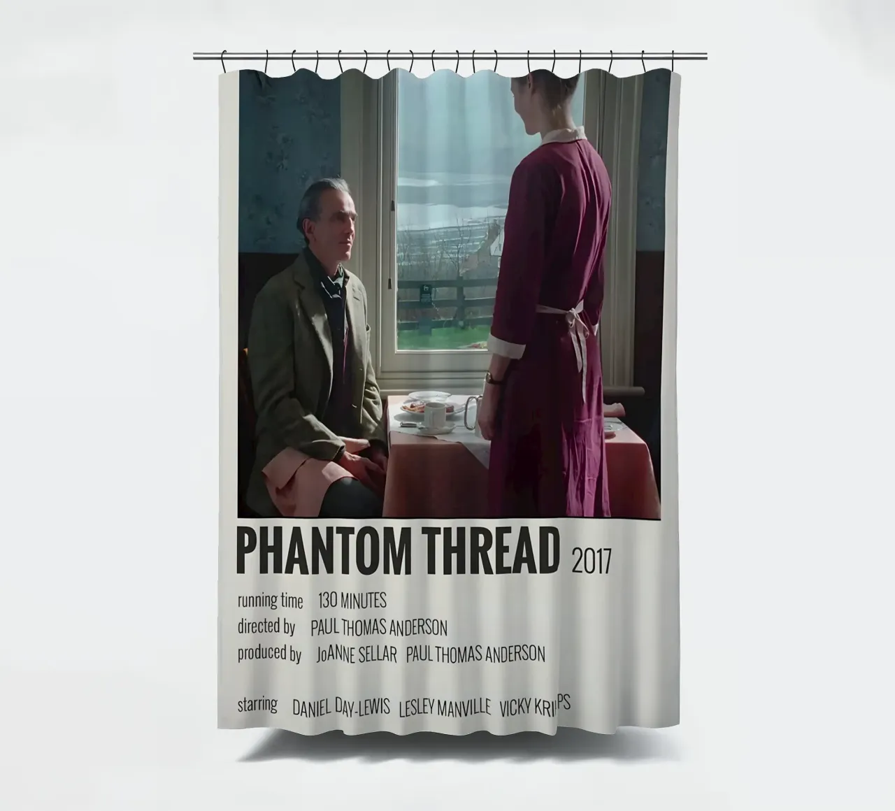 PHANTOM THREAD 2017 tenda da doccia da MVFminimalist