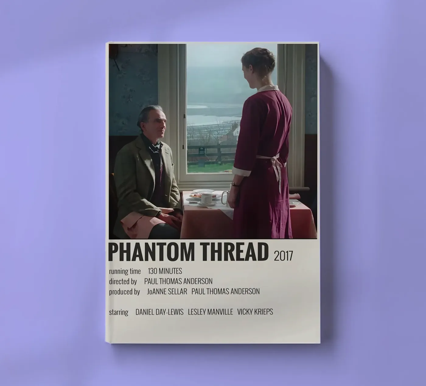 PHANTOM THREAD 2017 carnet de MVFminimalist