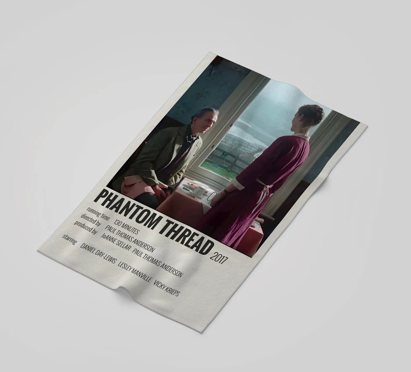 PHANTOM THREAD 2017 telo mare da MVFminimalist
