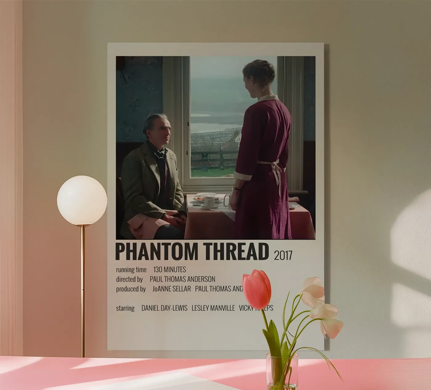 PHANTOM THREAD 2017 plexiglas de MVFminimalist