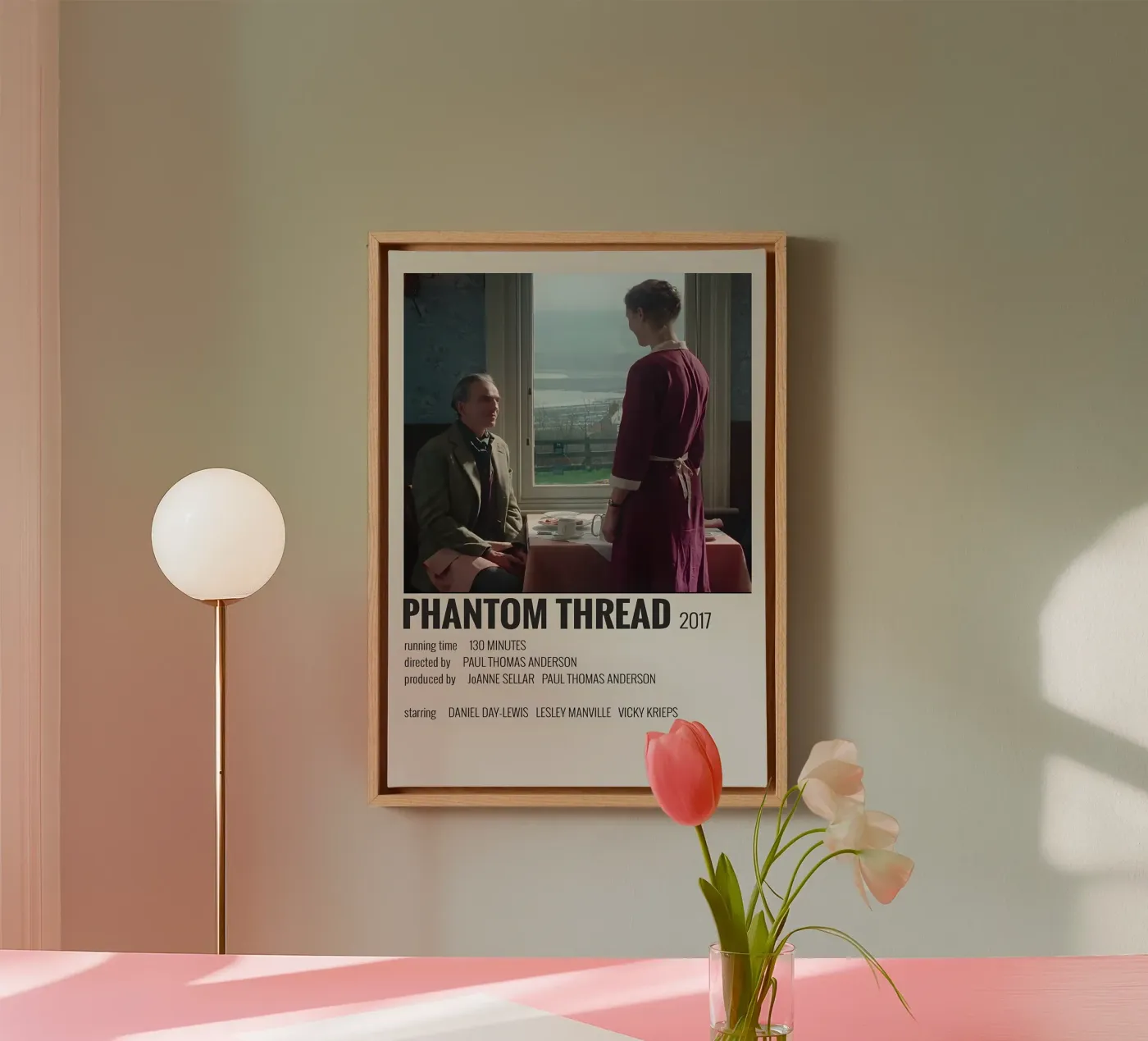 PHANTOM THREAD 2017 canvas van MVFminimalist