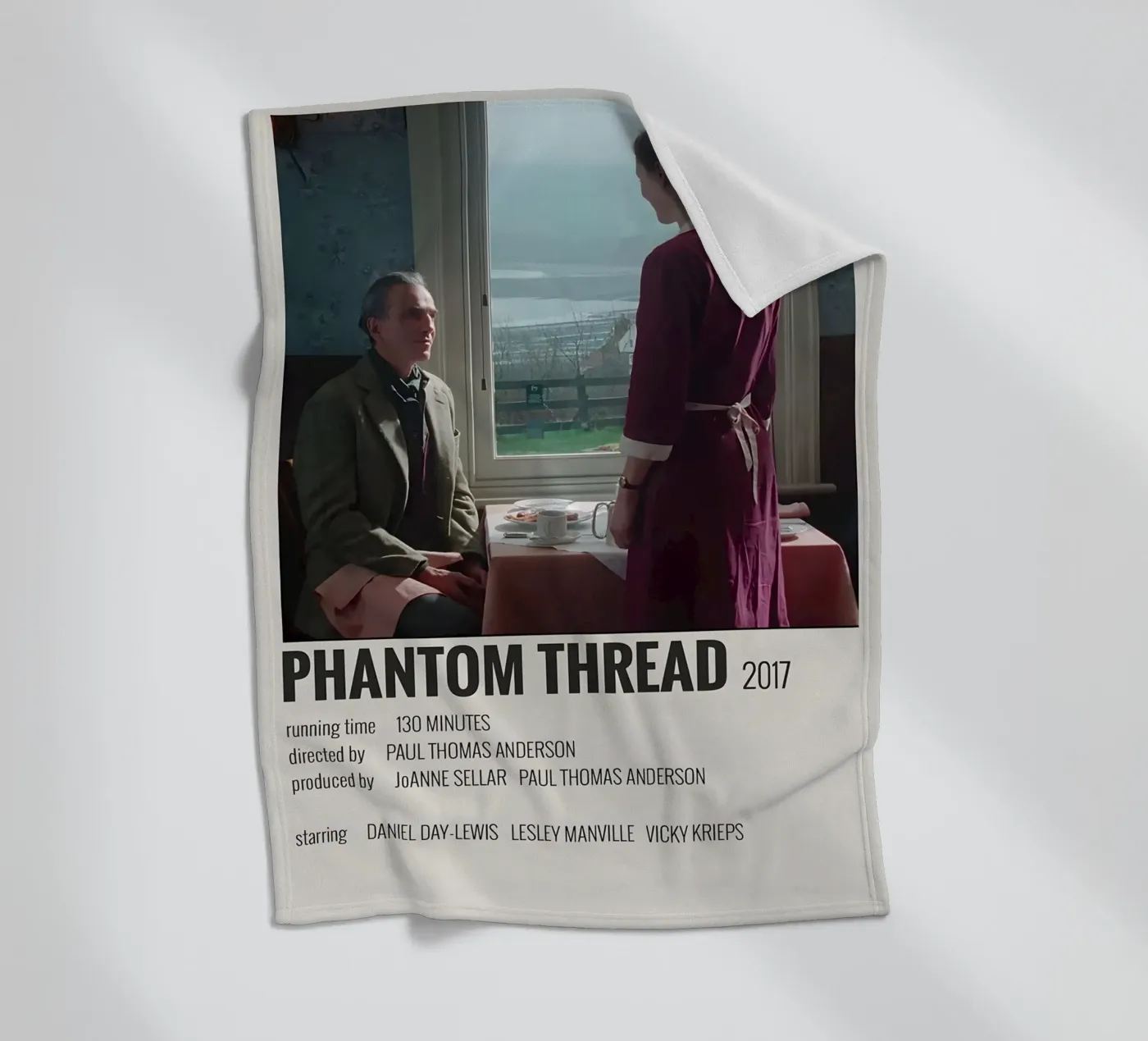 PHANTOM THREAD 2017 coperta in pile da MVFminimalist