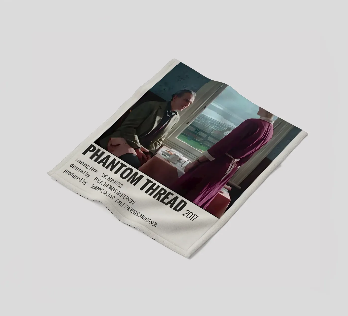 PHANTOM THREAD 2017 coperta in pile da MVFminimalist