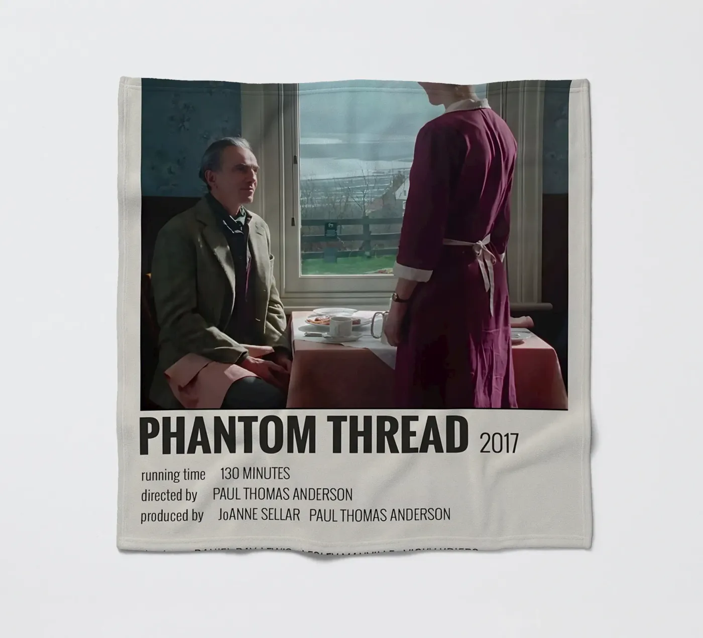 PHANTOM THREAD 2017 coperta in pile da MVFminimalist